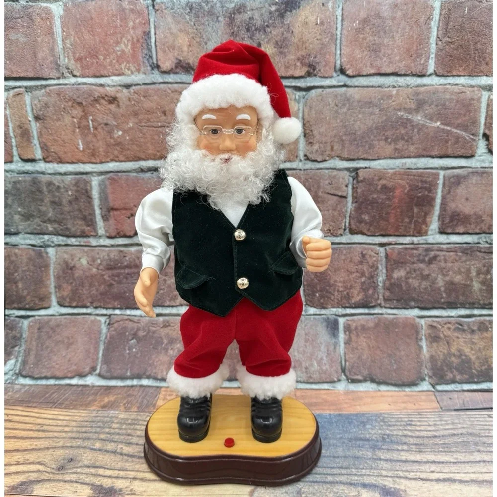Hip Swinging Santa Claus Gemmy Original Box Tested Y2K Vintage 1998 Christmas